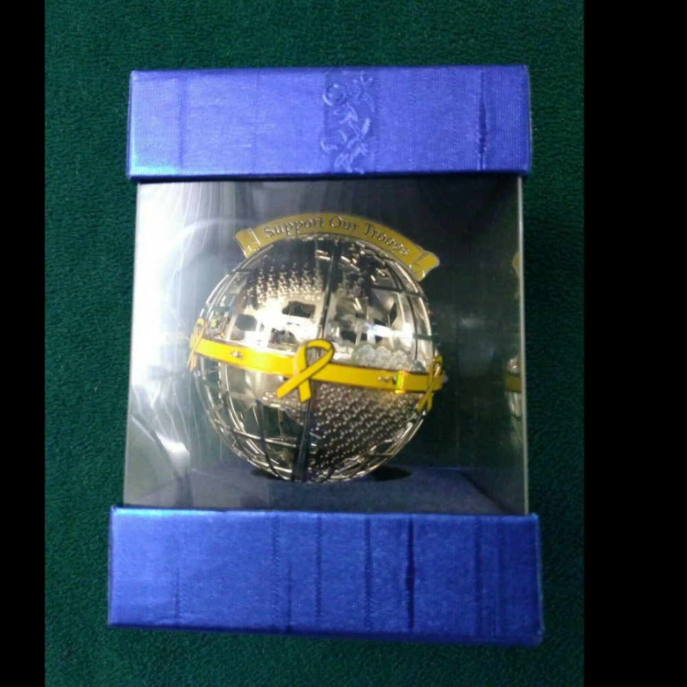 Wallace Support Our Troops Yellow Ribbon Metal
